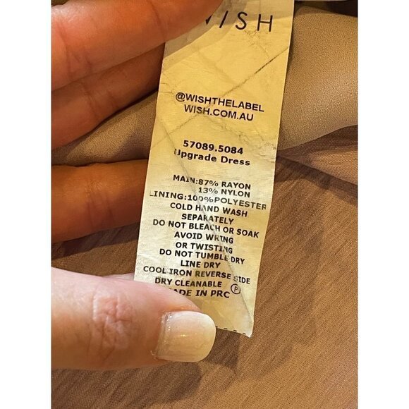 WISH Rise Purple One Shoulder Tie Waist‎ Asymmetrical Mini Dress Size S - Picture 11 of 11